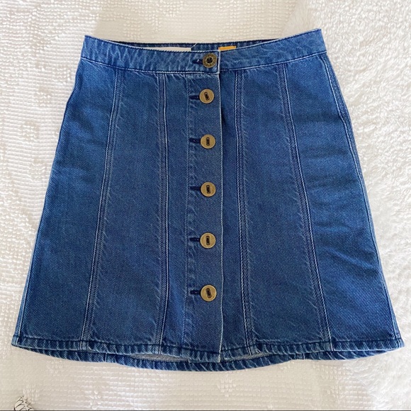 Anthropologie Dresses & Skirts - Anthro Pilcro & The Letterpress Denim Mini Skirt